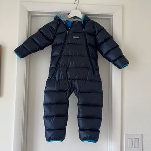 nearly new patagonia snow suit for toddler